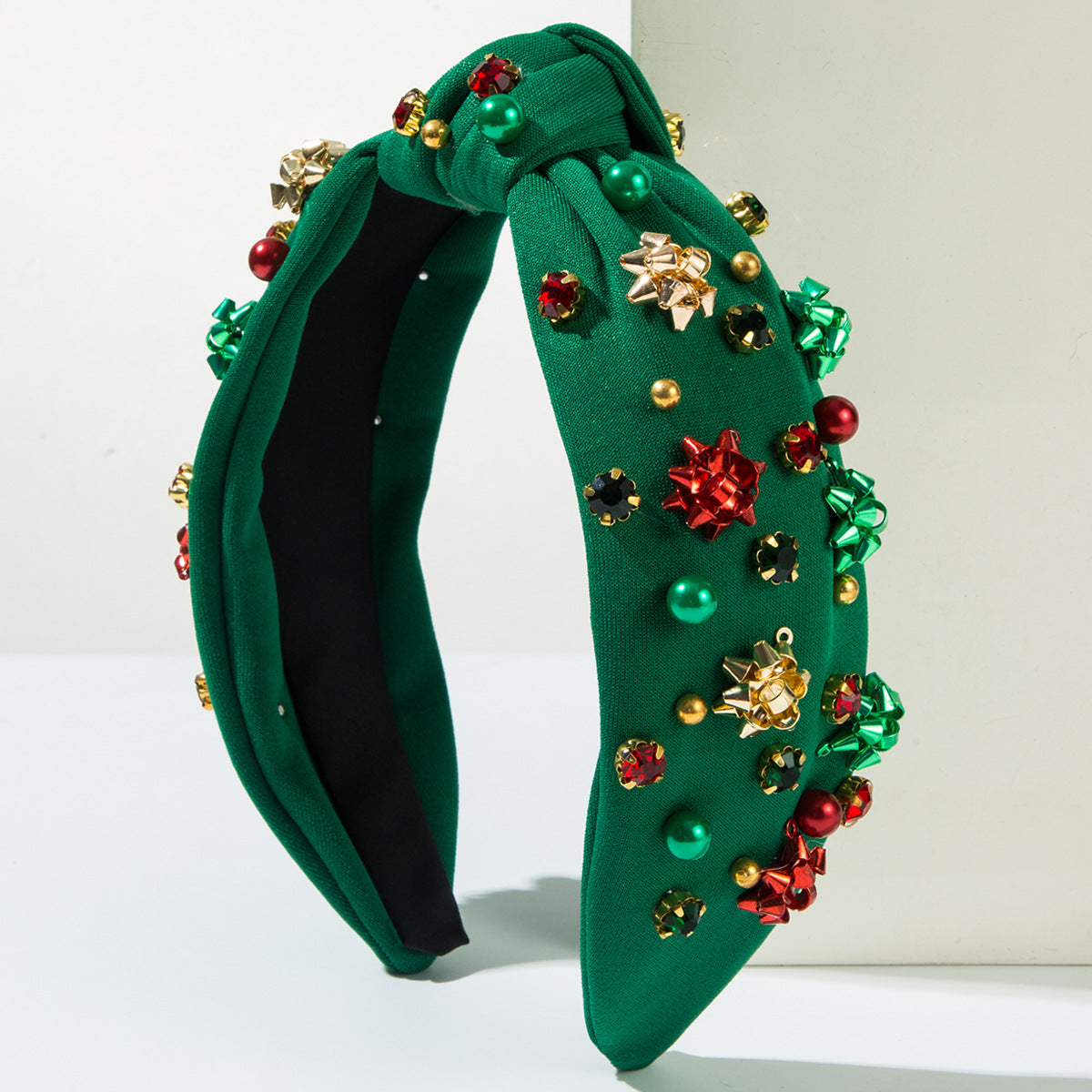 Wholesale Christmas Handmade Pearl Alloy Accessories Headband